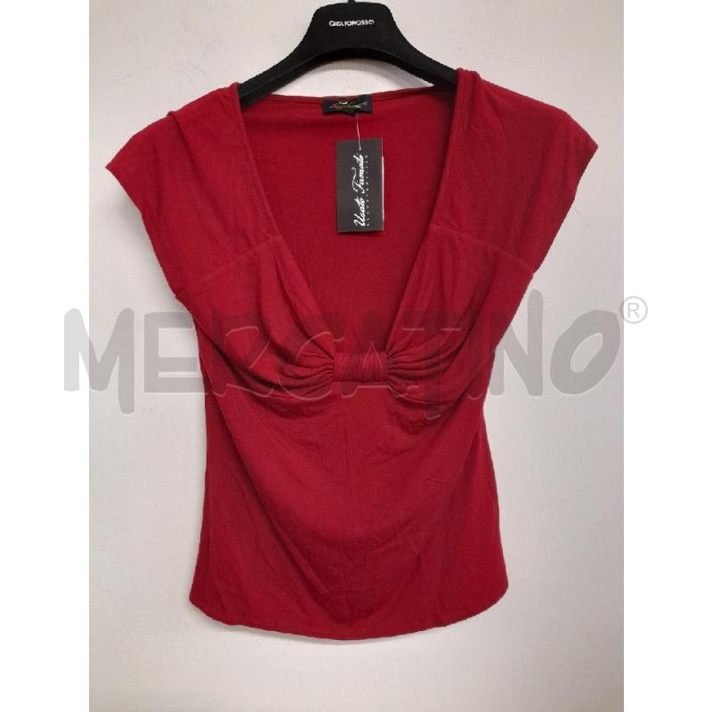 MAGLIA DONNA LUISA SPAGNOLI ROSSA | Mercatino dell'Usato Bastia umbra 1