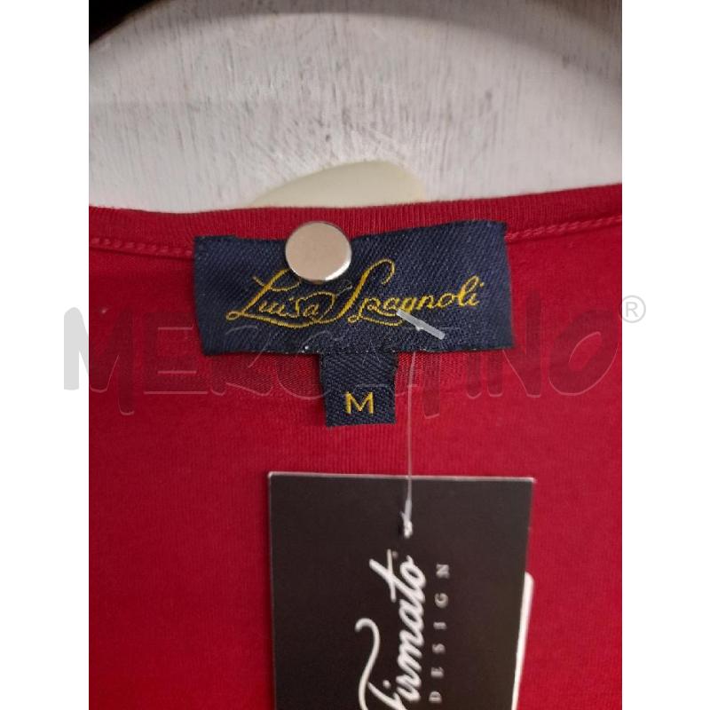 MAGLIA DONNA LUISA SPAGNOLI ROSSA | Mercatino dell'Usato Bastia umbra 2