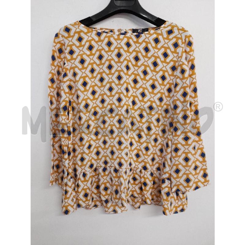 MAGLIA DONNA LUISA SPAGNOLI STAMPA GIALLA BLU  | Mercatino dell'Usato Bastia umbra 1