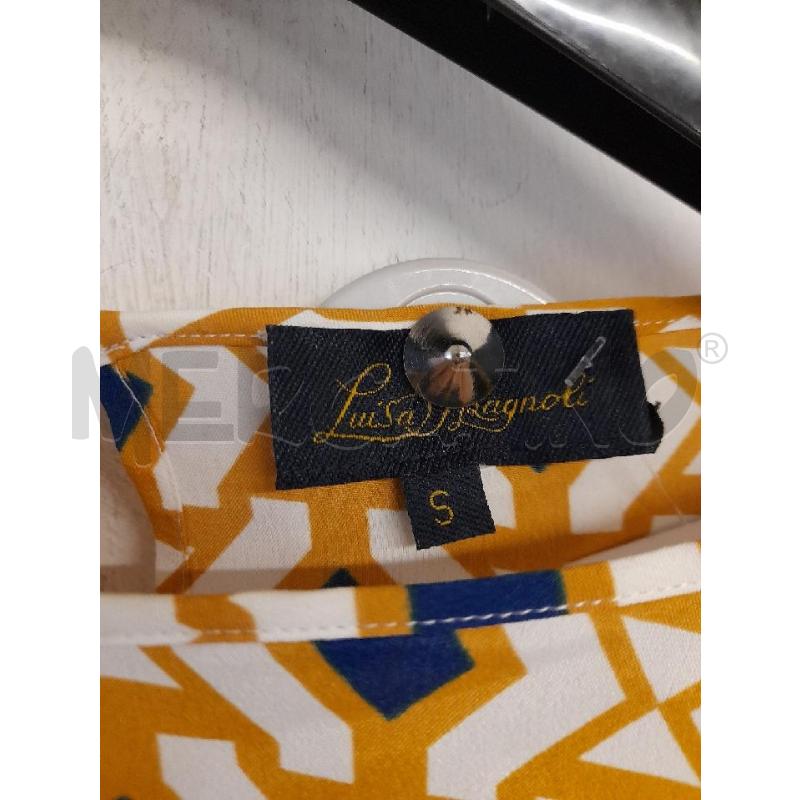 MAGLIA DONNA LUISA SPAGNOLI STAMPA GIALLA BLU  | Mercatino dell'Usato Bastia umbra 3
