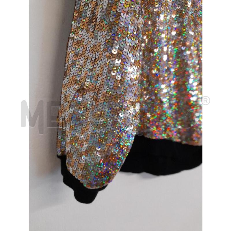 MAGLIA DONNA PINKO NERA E ORO PAILLETTES | Mercatino dell'Usato Bastia umbra 3