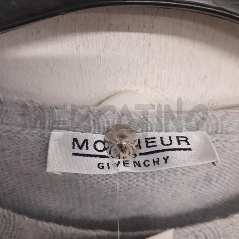 MAGLIA UOMO MONSIEUR BY GIVINCHY AZZURRO MEL  | Mercatino dell'Usato Bastia umbra 2
