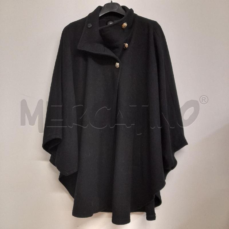 MANTELLA DONNA PATRIZIA PEPE NERA MISTO LANA CASHMERE | Mercatino dell'Usato Bastia umbra 1