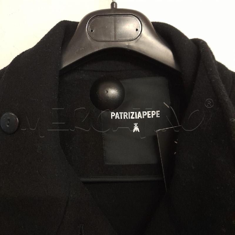 MANTELLA DONNA PATRIZIA PEPE NERA MISTO LANA CASHMERE | Mercatino dell'Usato Bastia umbra 2