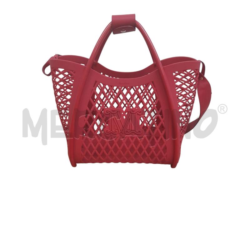 MAX MARA BORSA MATERIALE SINTETICO ROSSO | Mercatino dell'Usato Bastia umbra 1