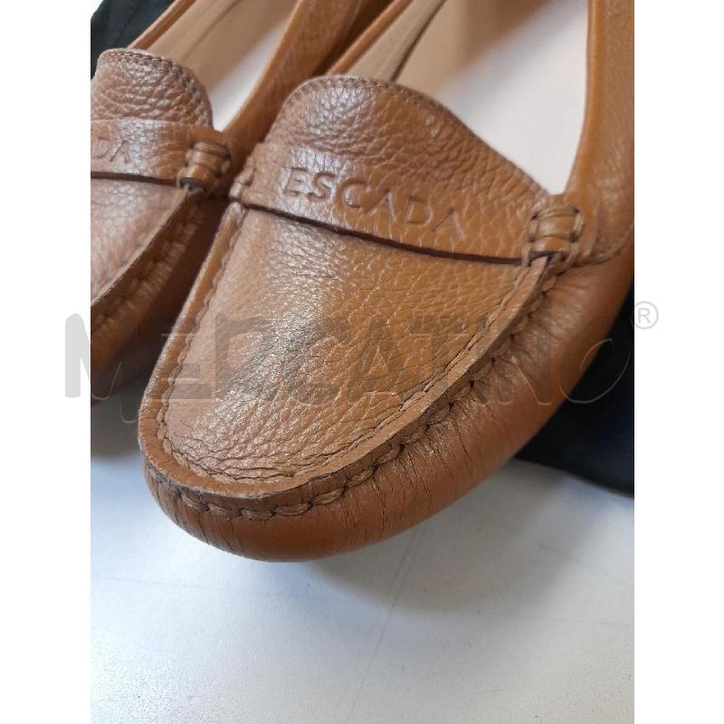MOCASSINI DONNA ESCADA PELLE NOCCIOLA  | Mercatino dell'Usato Bastia umbra 2