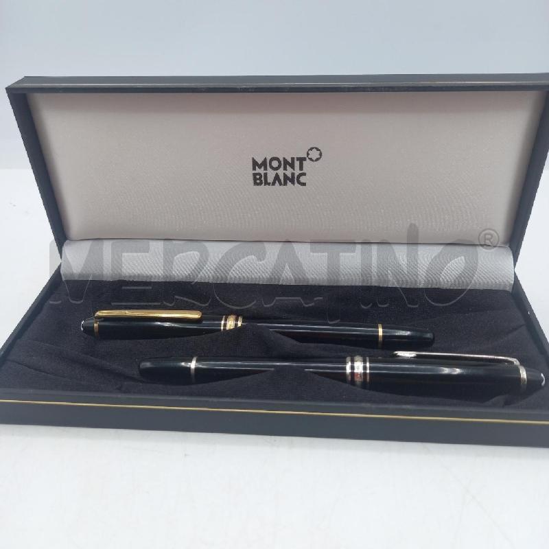 MONTBLANC SET 2 PENNE STILOGRAFICA ROLLER | Mercatino dell'Usato Bastia umbra 1
