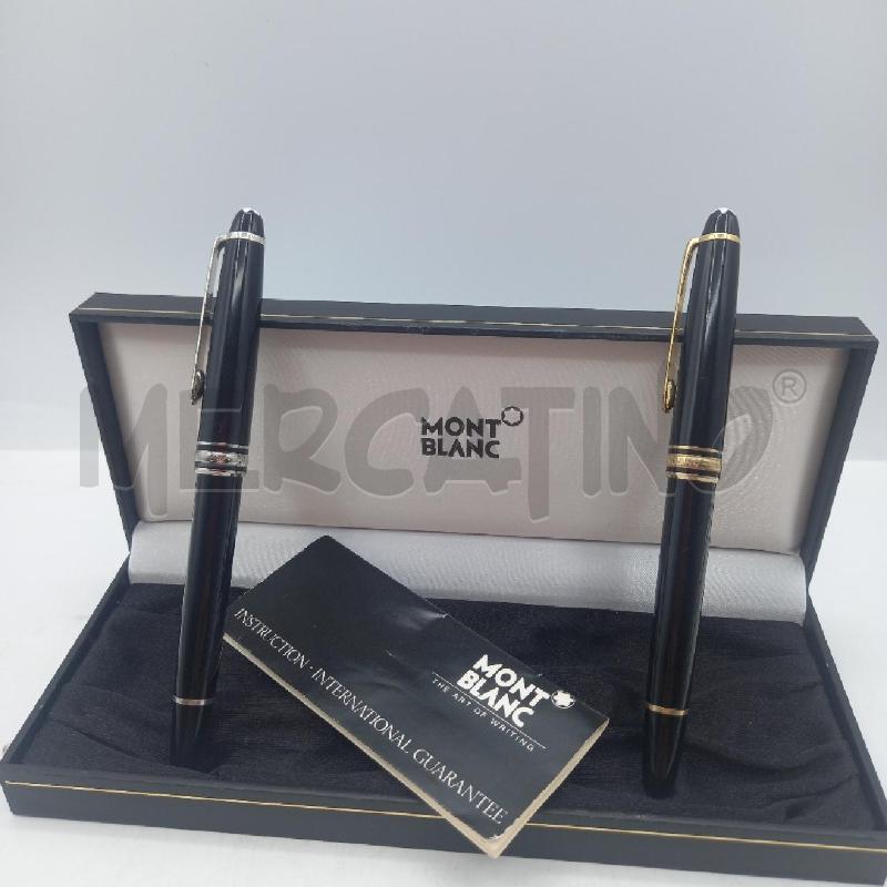 MONTBLANC SET 2 PENNE STILOGRAFICA ROLLER | Mercatino dell'Usato Bastia umbra 3