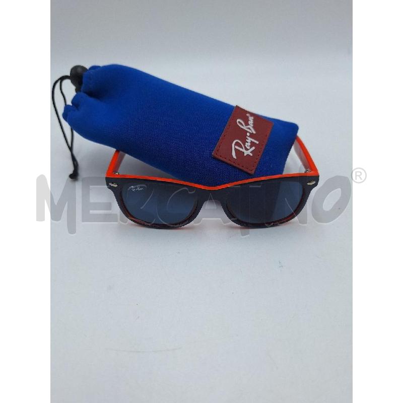 OCCHIALI DA SOLE RAY BAN BLU E ARANCIONE  | Mercatino dell'Usato Bastia umbra 1