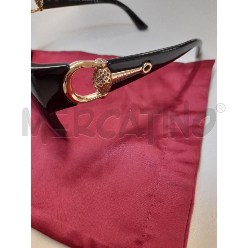 OCCHIALI DONNA GUCCI NERI DET ORO LATO  | Mercatino dell'Usato Bastia umbra 2