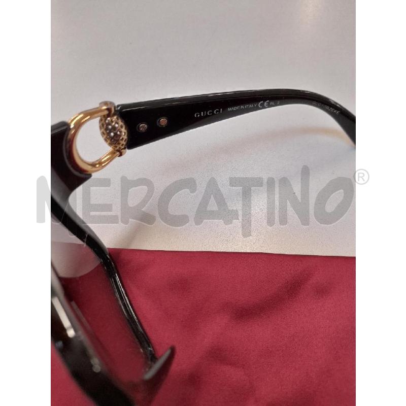 OCCHIALI DONNA GUCCI NERI DET ORO LATO  | Mercatino dell'Usato Bastia umbra 3