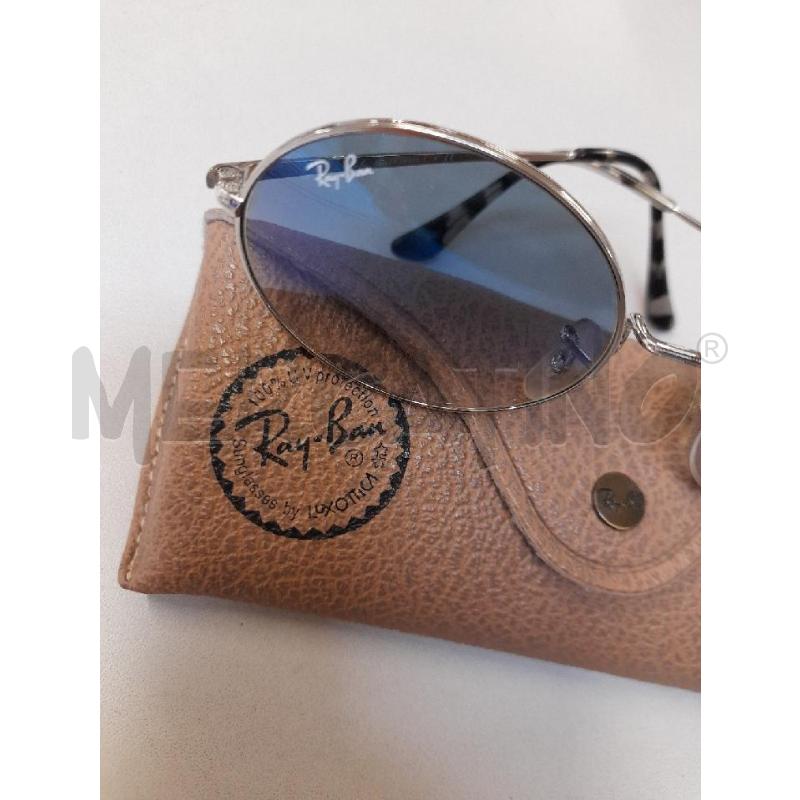 OCCHIALI RAYBAN TONDI ARG LENTE AZZ SFUMATO  | Mercatino dell'Usato Bastia umbra 2
