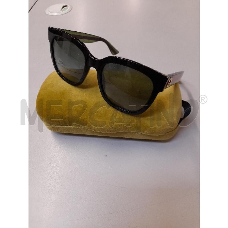 OCCHIALI  DA SOLE NERI GUCCI GG | Mercatino dell'Usato Bastia umbra 1