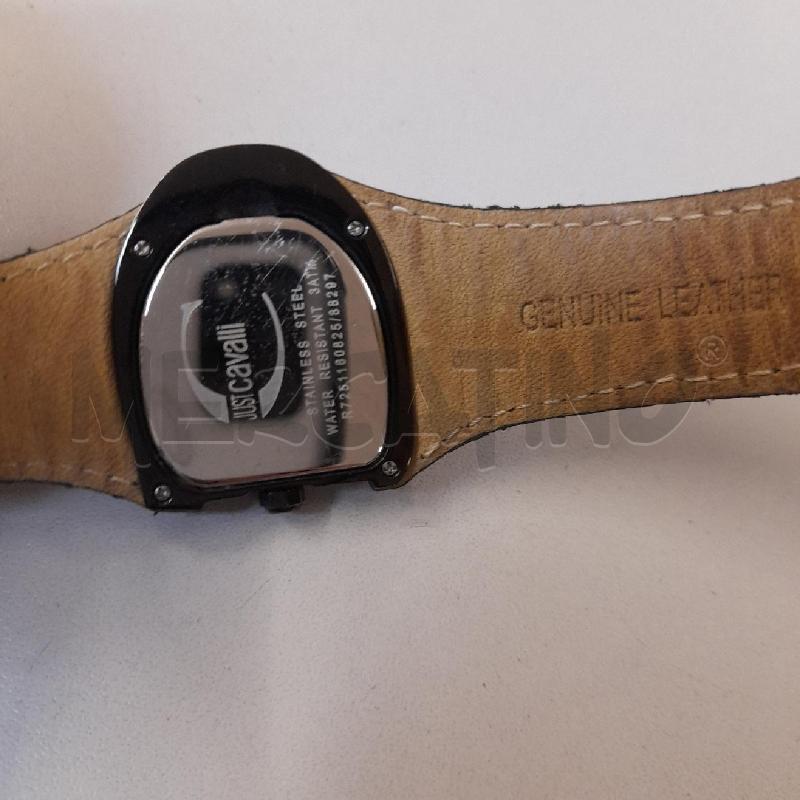 OROLOGIO DA POLSO JUST CAVALLI NERO EFFETTO RETTILE | Mercatino dell'Usato Bastia umbra 3