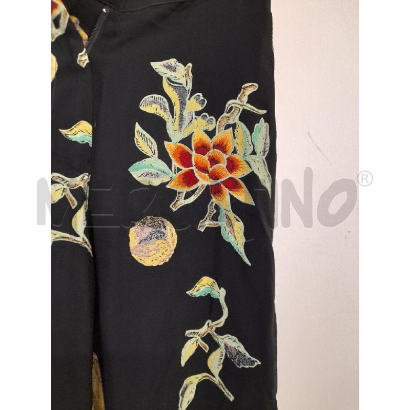 PANTALONE DONNA ARMANI NERO STAMPA FOGLIE  | Mercatino dell'Usato Bastia umbra 2