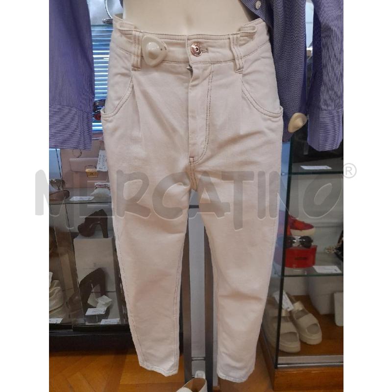PANTALONE DONNA BRUNELLO CUCINELLI DENIM BIANCO  | Mercatino dell'Usato Bastia umbra 1