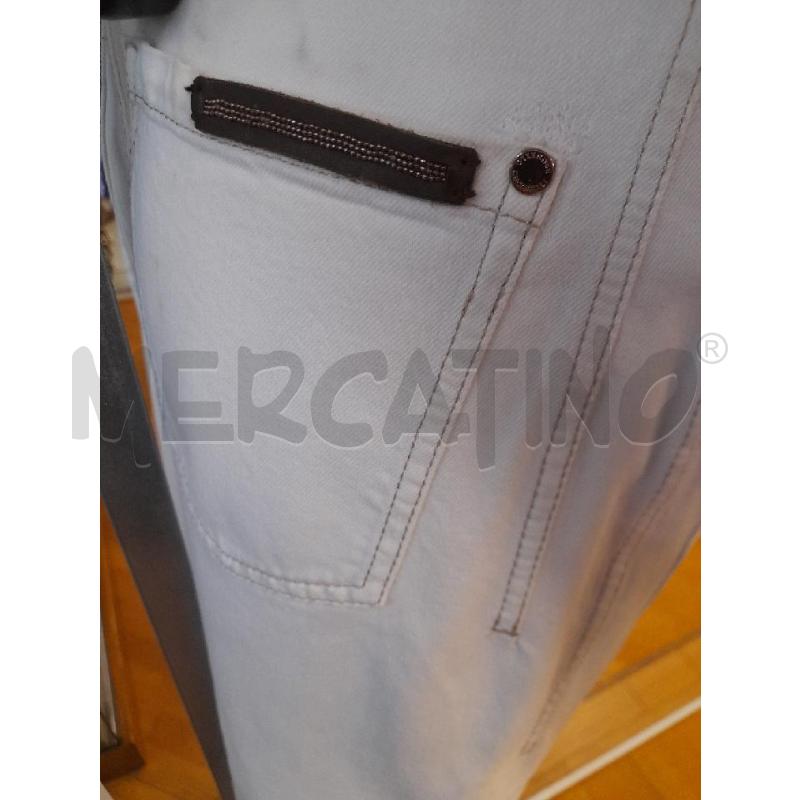 PANTALONE DONNA BRUNELLO CUCINELLI DENIM BIANCO  | Mercatino dell'Usato Bastia umbra 2