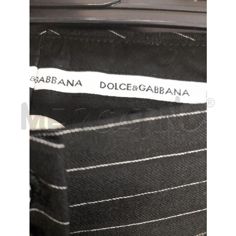 PANTALONE DONNA DOLCE&GABBANA NERO GESSATO PURA LANA  | Mercatino dell'Usato Bastia umbra 3