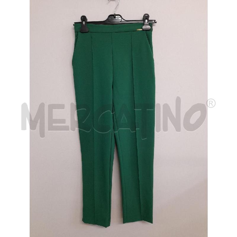 PANTALONE DONNA ELISABETTA FRANCHI VERDE  | Mercatino dell'Usato Bastia umbra 1