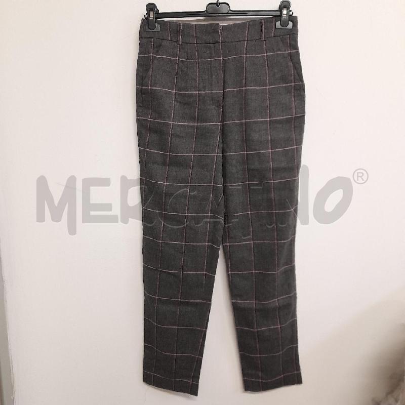 PANTALONE DONNA LUISA SPAGNOLI GRIGIO QUADRI  | Mercatino dell'Usato Bastia umbra 1