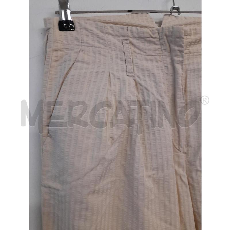 PANTALONE DONNA MAXMARA BEIGE RIGHE  | Mercatino dell'Usato Bastia umbra 2