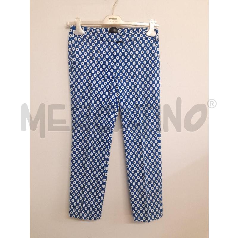 PANTALONE DONNA MAX&CO BLU DETTAGLI BIANCHI  | Mercatino dell'Usato Bastia umbra 1
