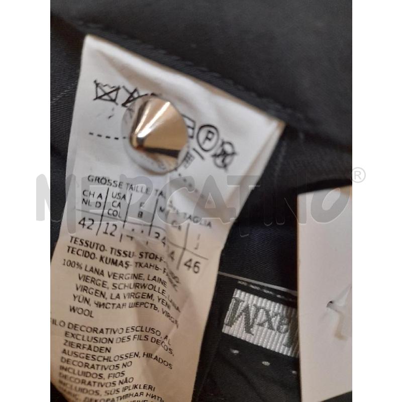 PANTALONE DONNA MAX MARA NERO GESSATO  | Mercatino dell'Usato Bastia umbra 2
