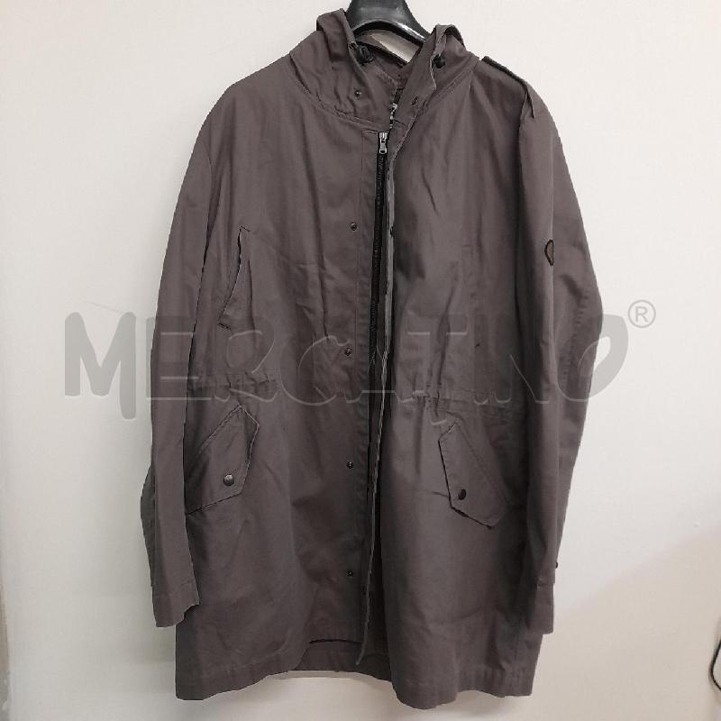 PARKA UOMO GATTINONI GRIGIO SCURO CON CAPPUCCIO  | Mercatino dell'Usato Bastia umbra 1