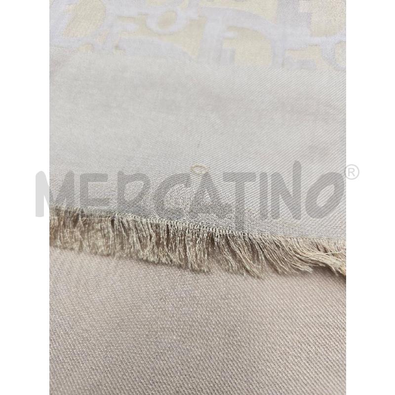 PASHMINA DONNA DIOR DORATA LOGATA LANA-SETA  | Mercatino dell'Usato Bastia umbra 2