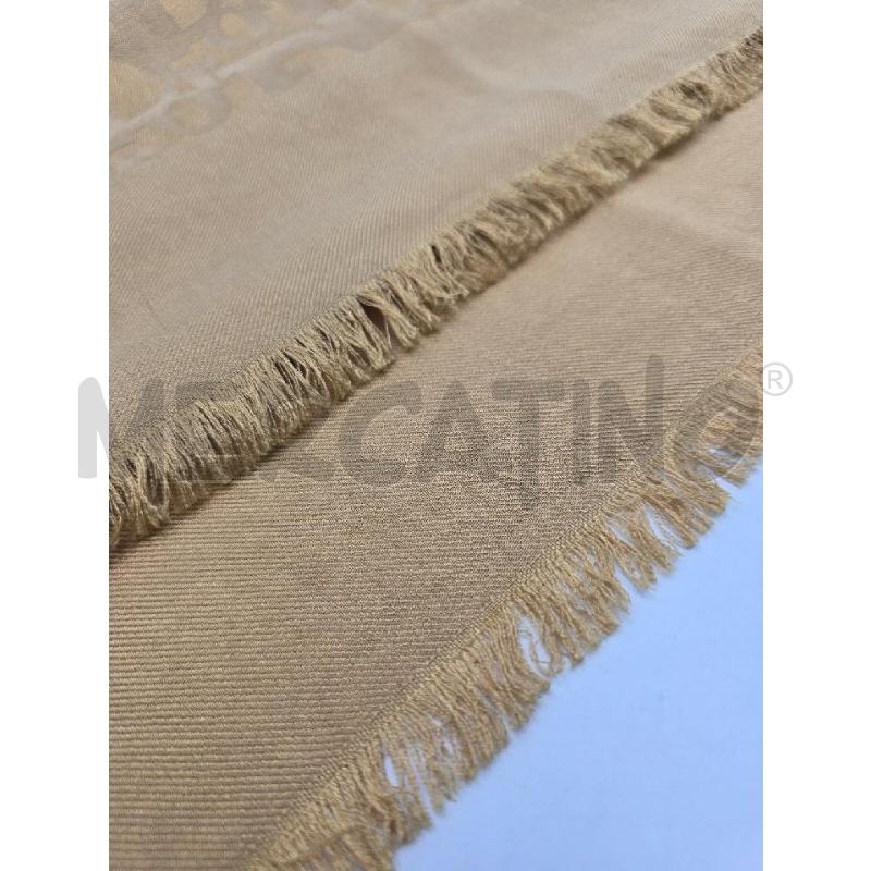 PASHMINA DONNA DIOR DORATA LOGATA LANA-SETA  | Mercatino dell'Usato Bastia umbra 3