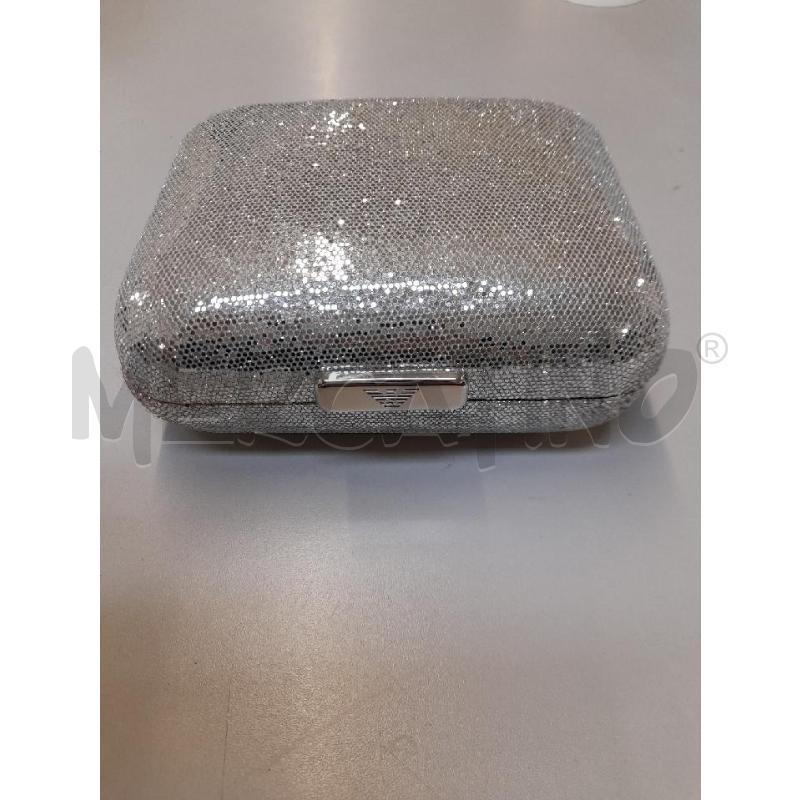 POCHETTE EMPORIO ARMANI DIAMONDS  GLITTER ARG  | Mercatino dell'Usato Bastia umbra 1
