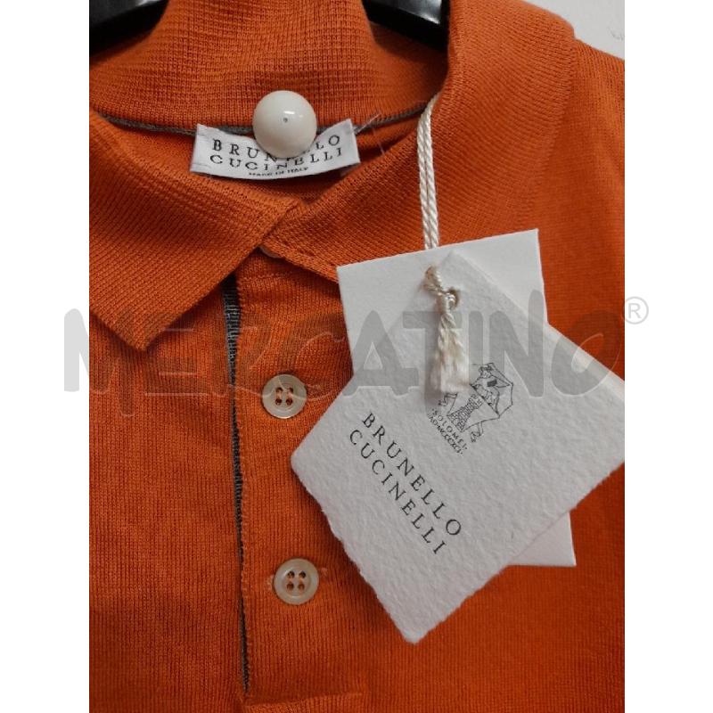 POLO BAMBINO BRUNELLO CUCINELLI ARANCIONE  | Mercatino dell'Usato Bastia umbra 2