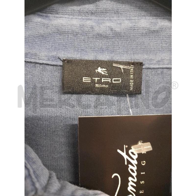 POLO DONNA ETRO BLU CROP | Mercatino dell'Usato Bastia umbra 3