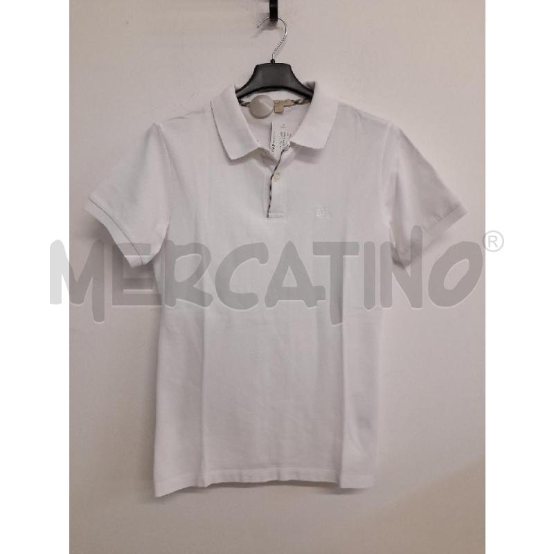 POLO UOMO BURBERRY BIANCA  | Mercatino dell'Usato Bastia umbra 1