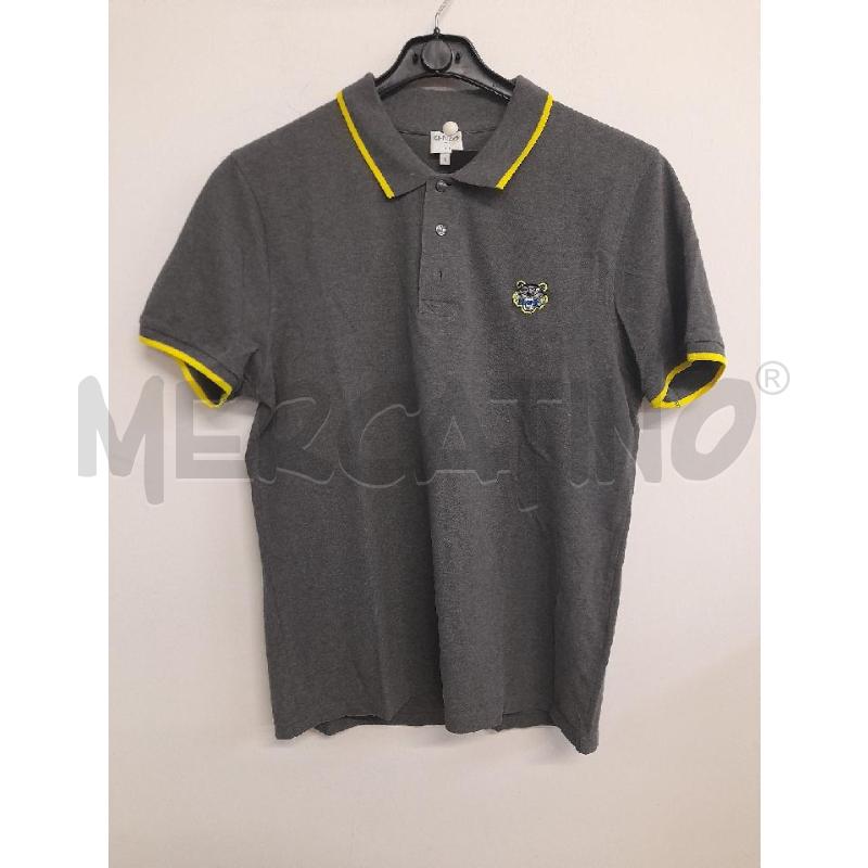 POLO UOMO KENZO GRIGIA DET GIALLO  | Mercatino dell'Usato Bastia umbra 1