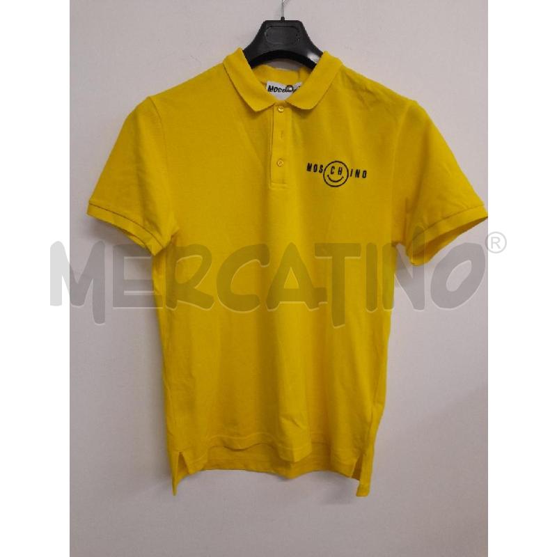 POLO UOMO MOSCHINO COUTURE GIALLA  | Mercatino dell'Usato Bastia umbra 1