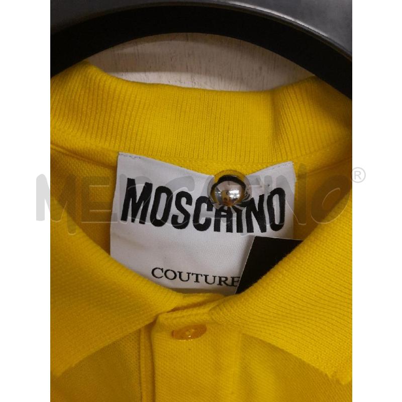 POLO UOMO MOSCHINO COUTURE GIALLA  | Mercatino dell'Usato Bastia umbra 2