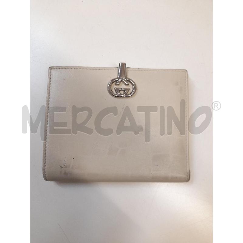 PORTA FOGLIO GUCCI VINTAGE PANNA PICCOLI SEGNI  | Mercatino dell'Usato Bastia umbra 1