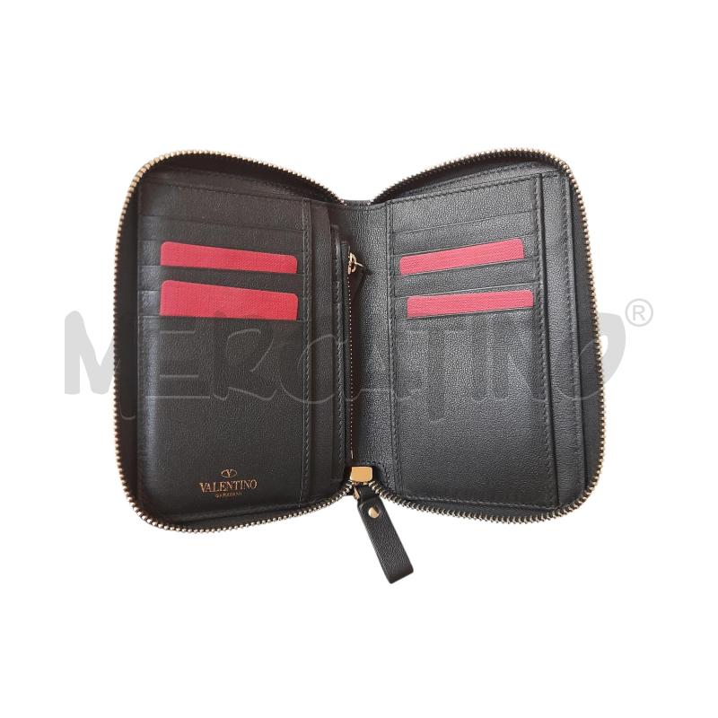PORTA FOGLIO VALENTINO NERO LOGO BIANCO  | Mercatino dell'Usato Bastia umbra 2