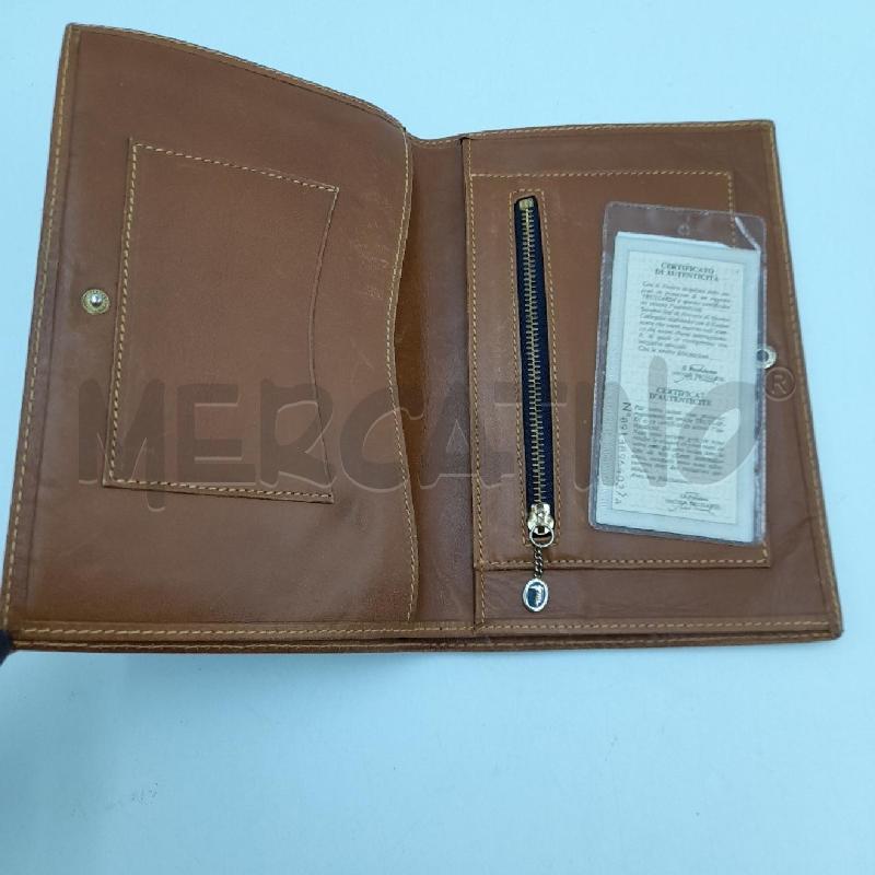 PORTA FOGLIO VINTAGE TRUSSARDI BLU E MARRONE  | Mercatino dell'Usato Bastia umbra 2