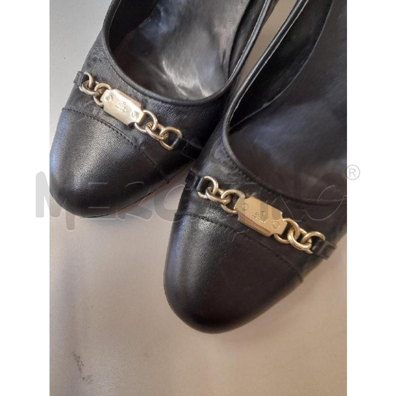 SCARPE TACCHI GUCCI IN PELLE LOGATE NERE  | Mercatino dell'Usato Bastia umbra 3
