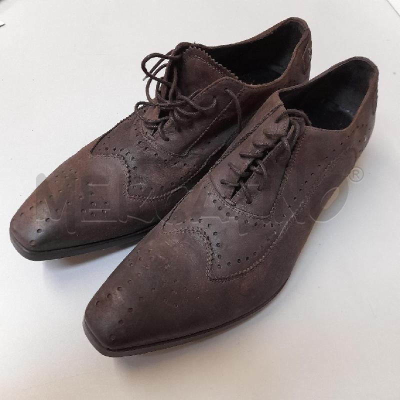 SCARPE UOMO ALEXANDER HOTTO SCAMOSCIATE MARRONE SCURO  | Mercatino dell'Usato Bastia umbra 1