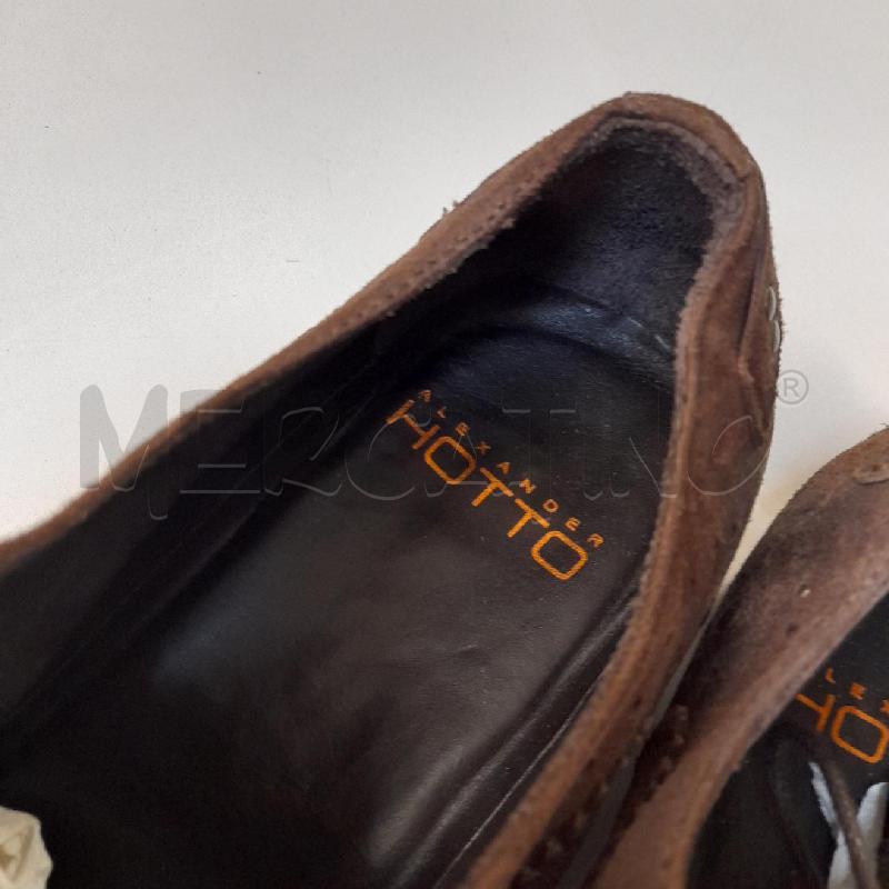 SCARPE UOMO ALEXANDER HOTTO SCAMOSCIATE MARRONE SCURO  | Mercatino dell'Usato Bastia umbra 2