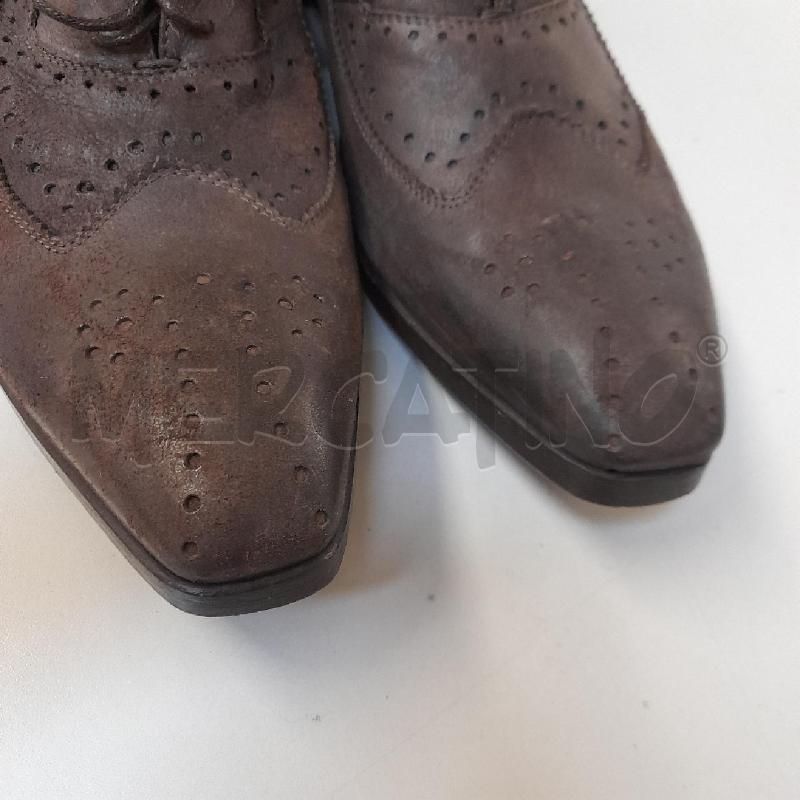 SCARPE UOMO ALEXANDER HOTTO SCAMOSCIATE MARRONE SCURO  | Mercatino dell'Usato Bastia umbra 3