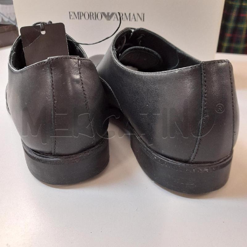 SCARPE UOMO EMPORIO ARMANI NERE STRINGATE  | Mercatino dell'Usato Bastia umbra 2