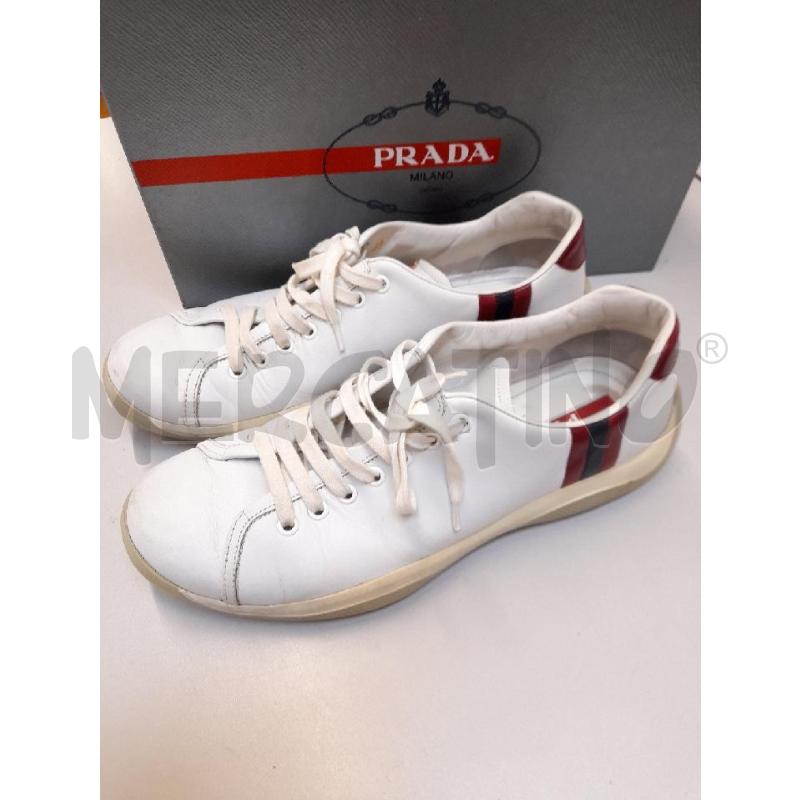 SCARPE UOMO PRADA BIANCHE DET BDX E BLU  | Mercatino dell'Usato Bastia umbra 1