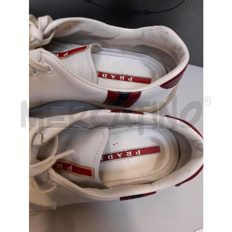 SCARPE UOMO PRADA BIANCHE DET BDX E BLU  | Mercatino dell'Usato Bastia umbra 3
