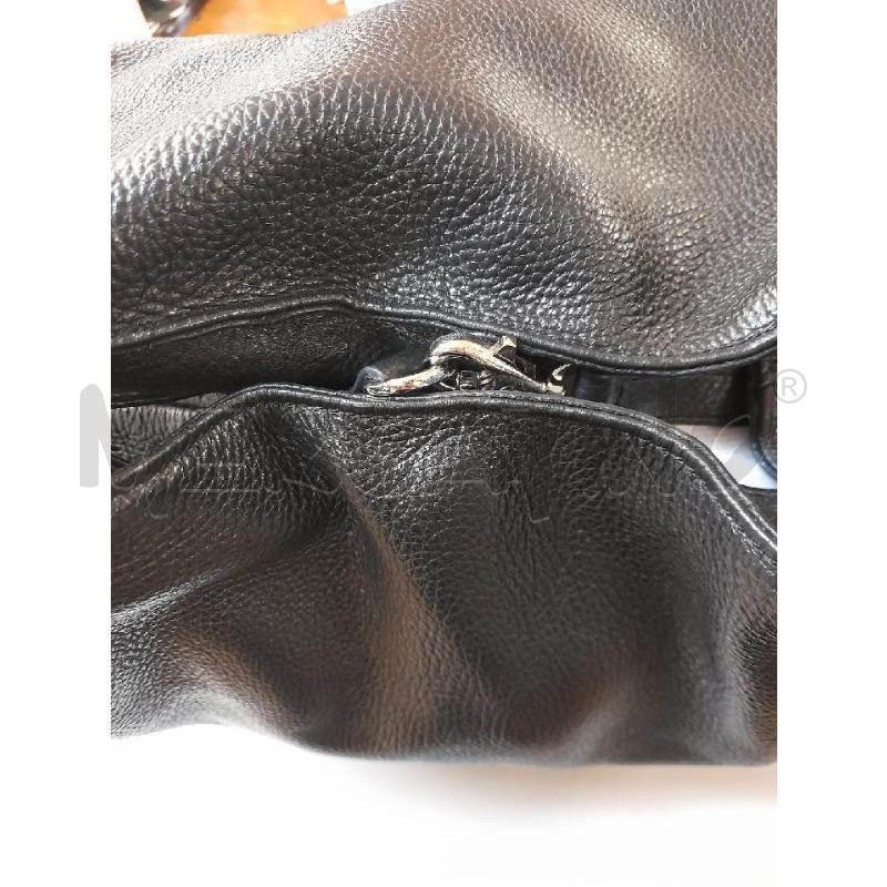 SHOPPER COCCINELLE NERA EFFETTO MARTELLATO  | Mercatino dell'Usato Bastia umbra 3