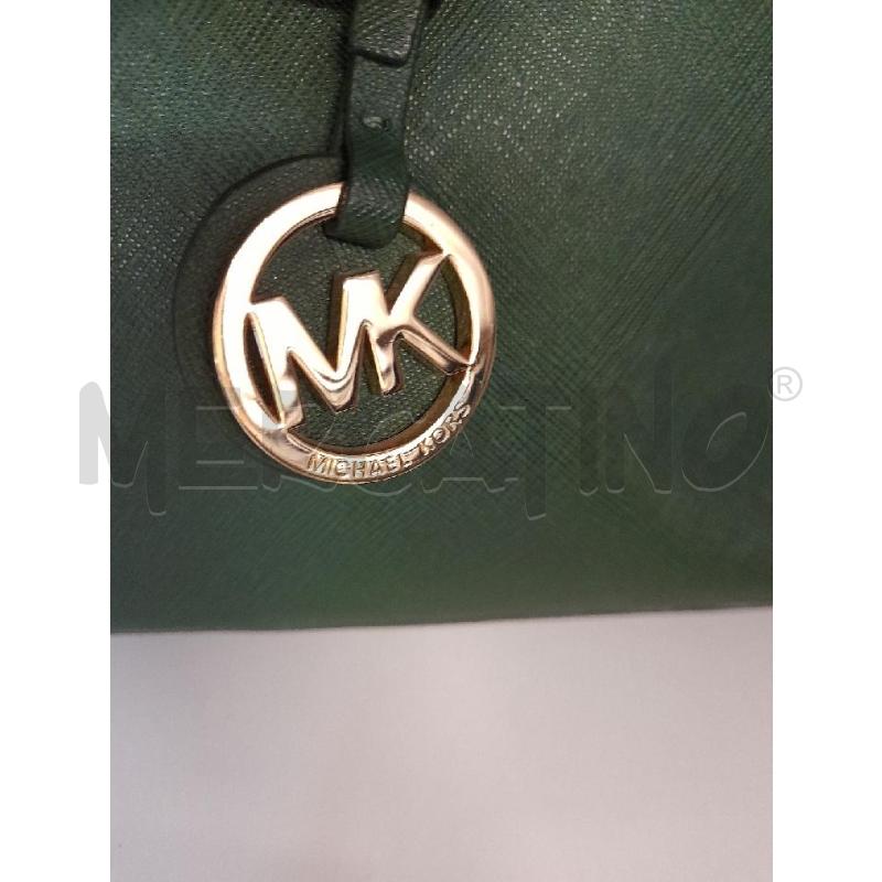 SHOPPER MICHAEL KORS VERDE SCURO (DIFETTO MANICI) | Mercatino dell'Usato Bastia umbra 2