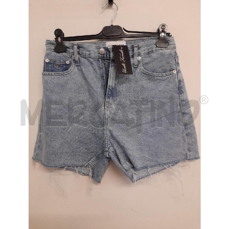 SHORTS DONNA CALVIN KLEIN DENIM CHIARO  | Mercatino dell'Usato Bastia umbra 1